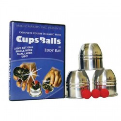 Cups & Balls DVD Combo with aluminum cups & balls