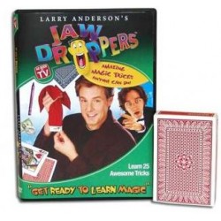 "Get Ready To Learn Magic" 25 Tricks Jaw Droppers DVD + bridge svengali deck